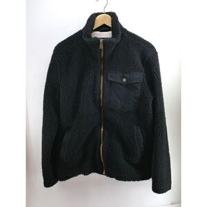 Pendleton Woolen Mills All Black Wool Jacket Mens Medium‎ Full Zip